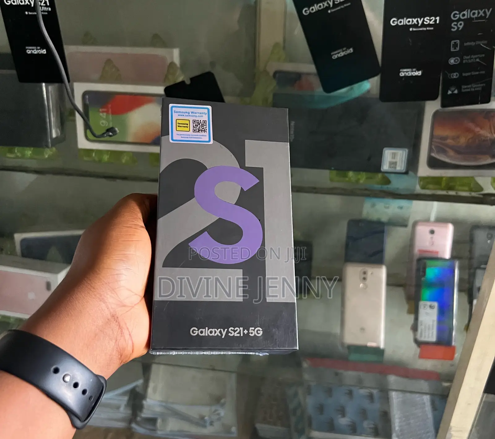 New Samsung Galaxy S21+ 5G 128 GB Purple