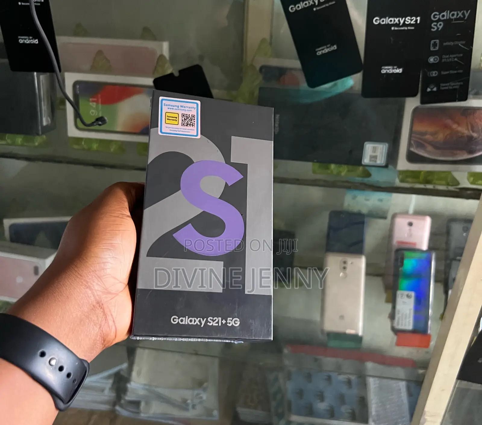 New Samsung Galaxy S21+ 5G 128 GB Purple