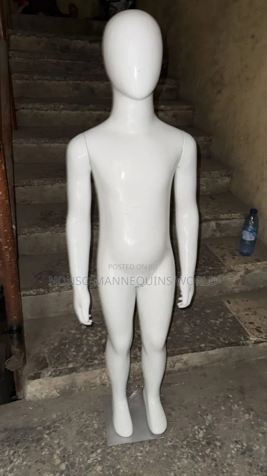 Naija Made Glossy White Unisex Kids Mannequin From Age 8