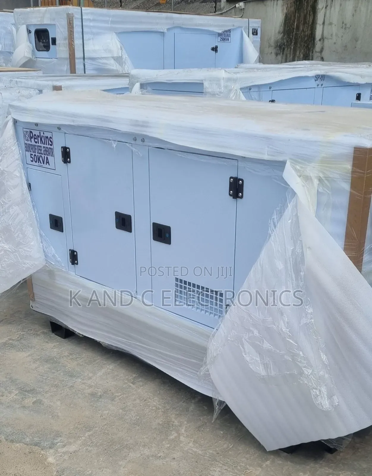 Perkins 50kva Soundproof Diesel Generator 100%Copper Wire