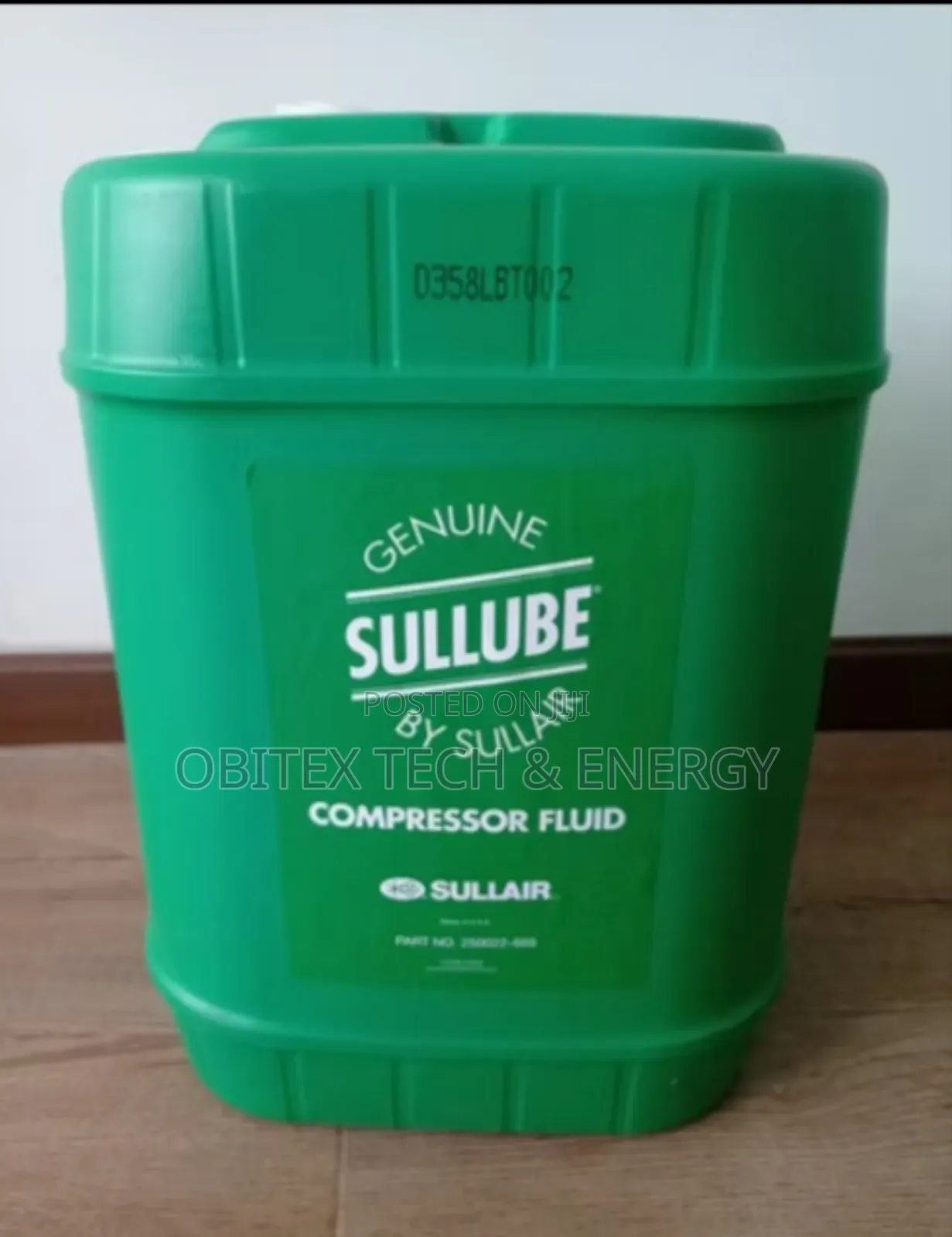 Sullair Sullube 32 Synthetic Compressor Fluid – 1 Gallon, 18.9 Liters.