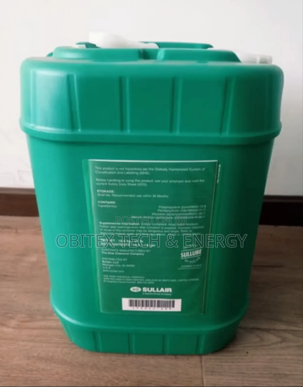 Sullair Sullube 32 Synthetic Compressor Fluid – 1 Gallon, 18.9 Liters.