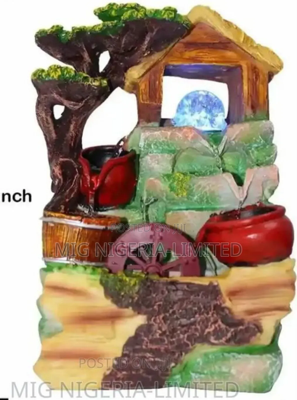 Carve Crafts Resin Desktop Water Fountain Home Decor