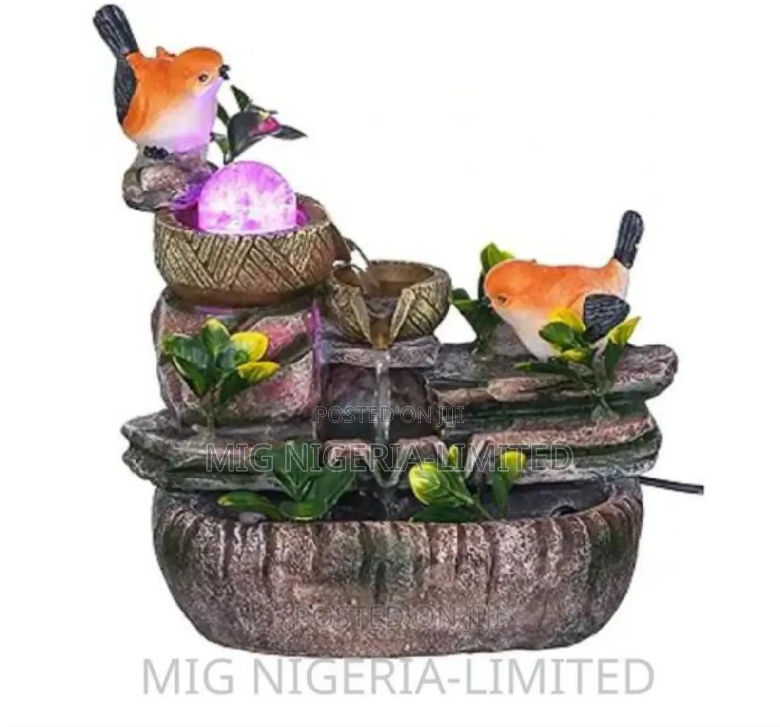 Carve Crafts Resin Desktop Water Fountain Home Decor