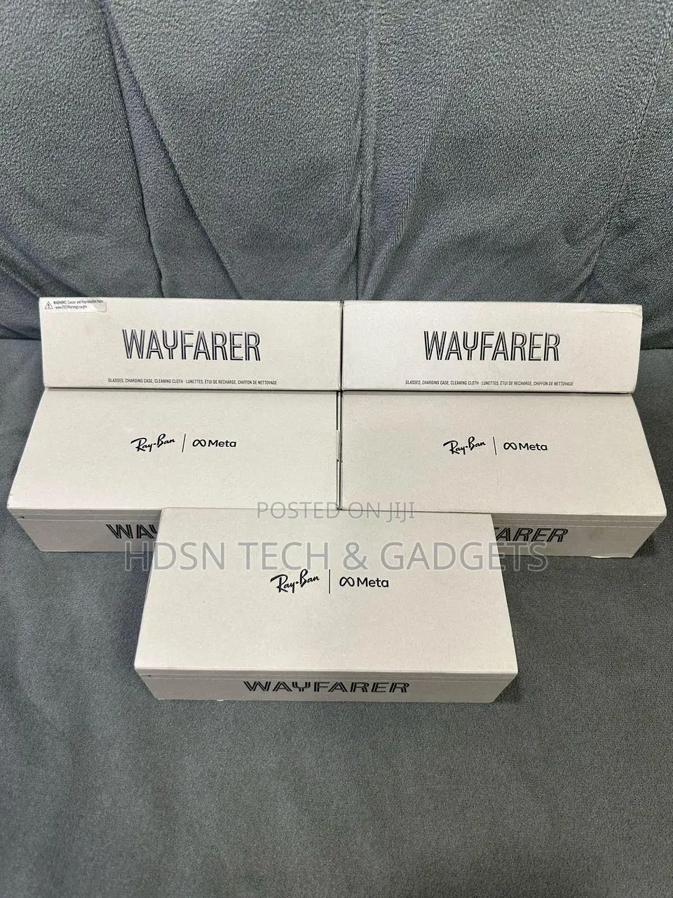 New Ray-Ban Meta Wayfarer Glasses | Clear Lens