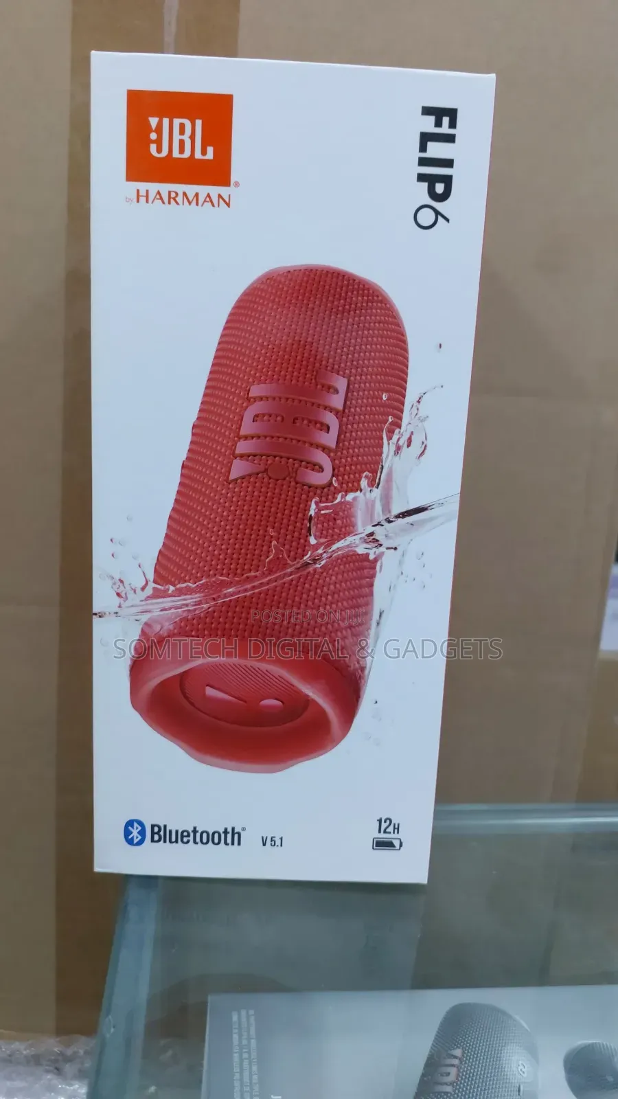 JBL Flip 6 Speaker - Red Color