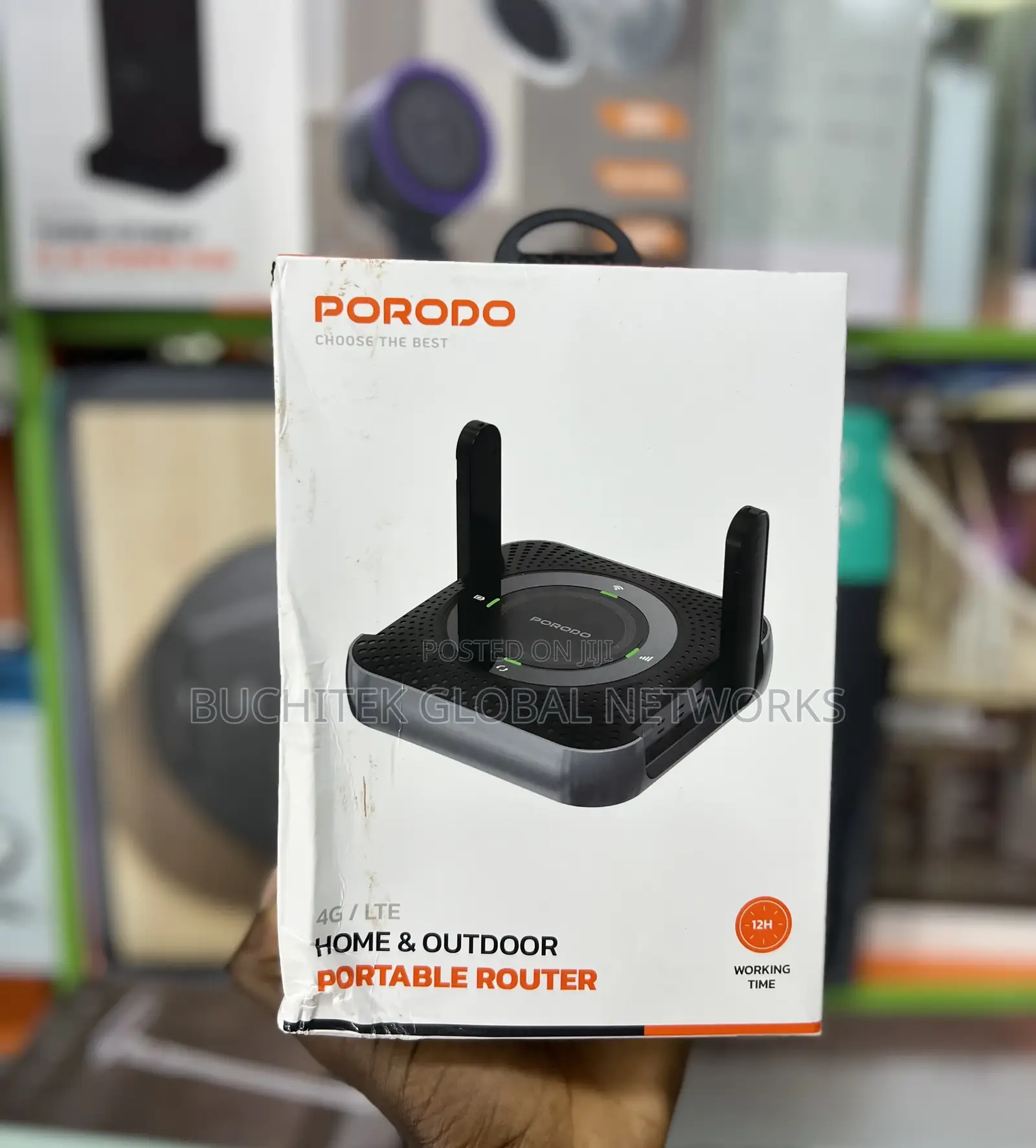 Porodo 4g Lte Home Outdoor Portable Sim Router