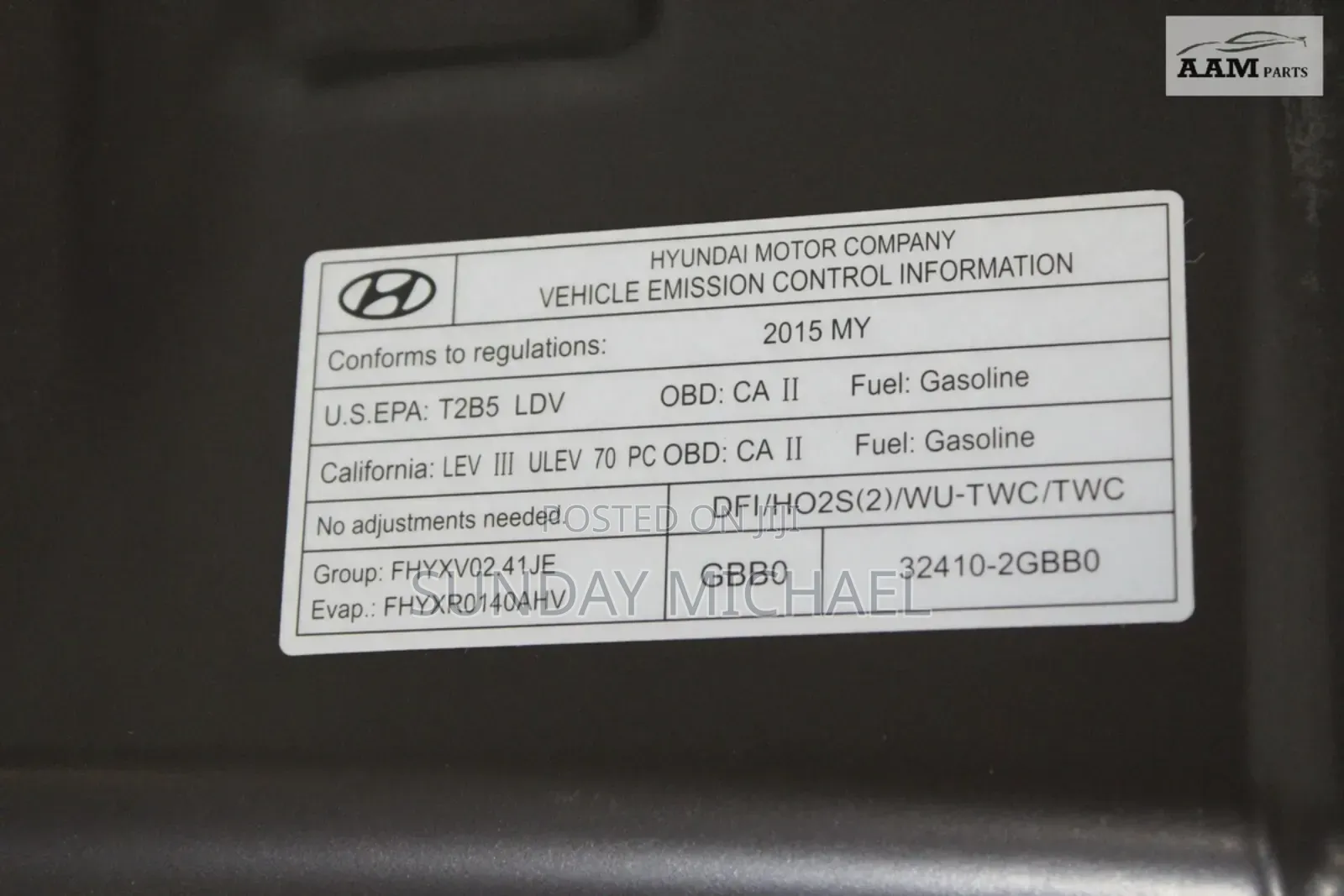 Bonnet Hyundai Sonata 2017