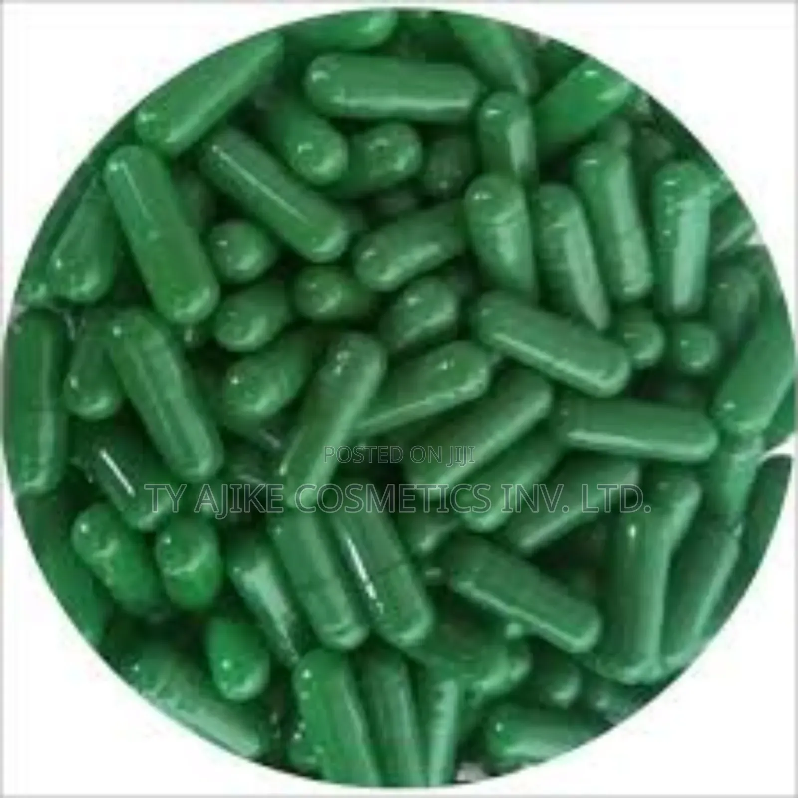 Empty Gelatin Capsules/Dark Green/Size 0/1,000 Pc's