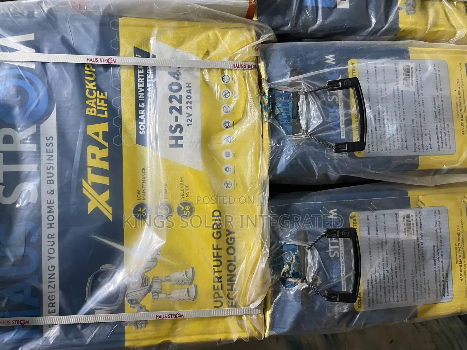 Haus Strom Xtra Backup Life Tall Tubular Battery