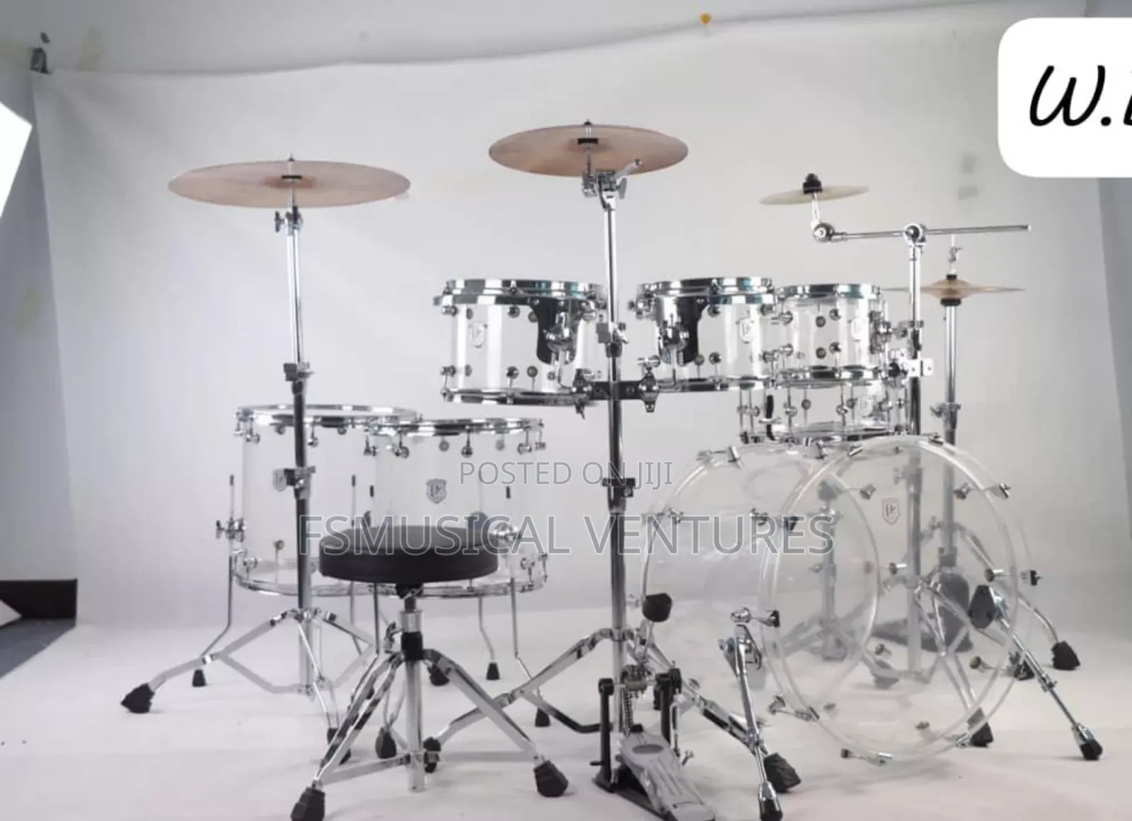 SJC Acrylics 7 Set Professional Drum