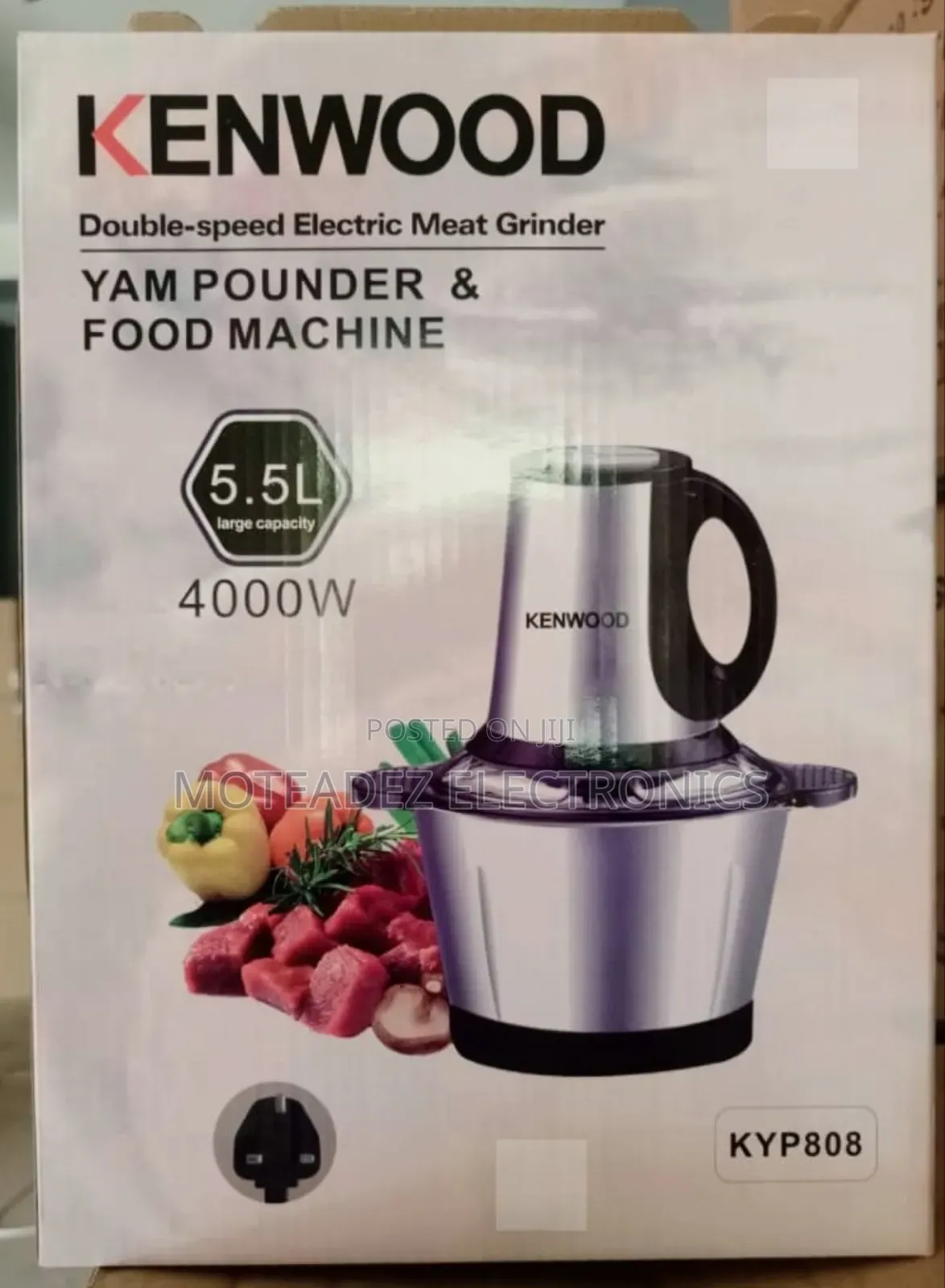 Kenwood 5l Yam Pounder and Multipurpose Food Processors