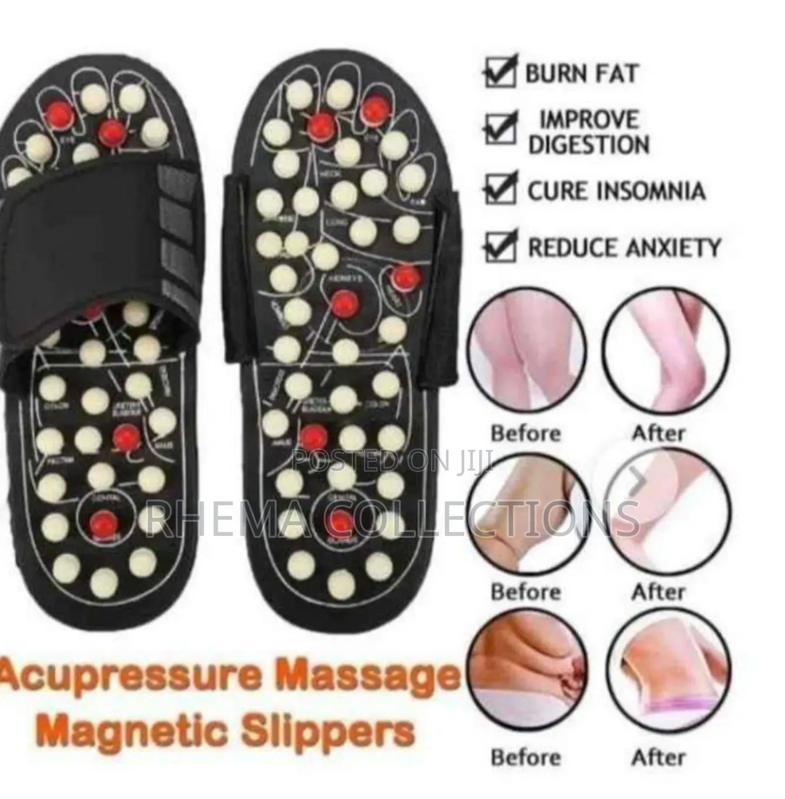 Original Acupressure Massage Slippers - Highly Effective!