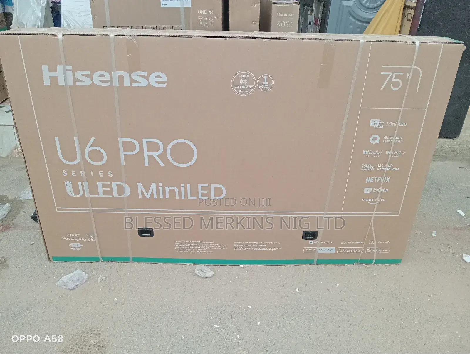 Hisense Uled 75" U6 Pro