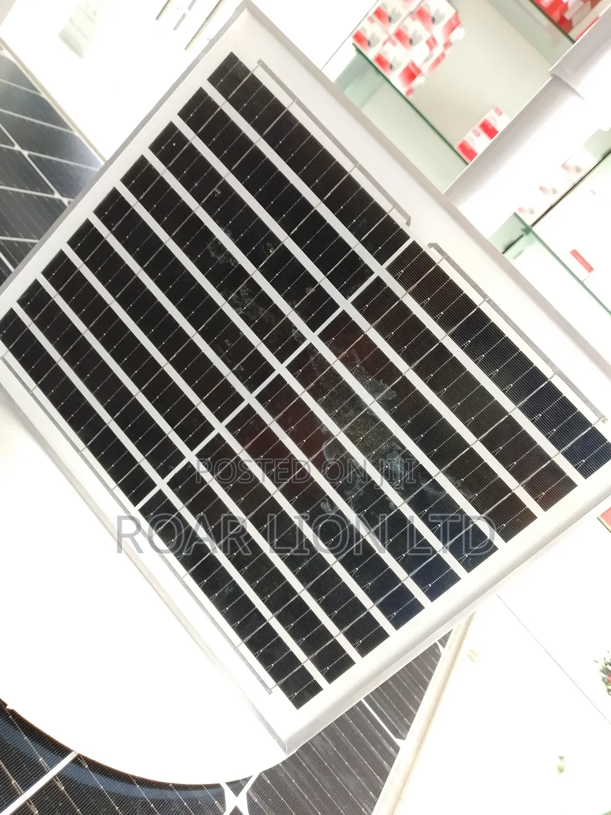 Solar Rechargeable Fan With Panel 16inches