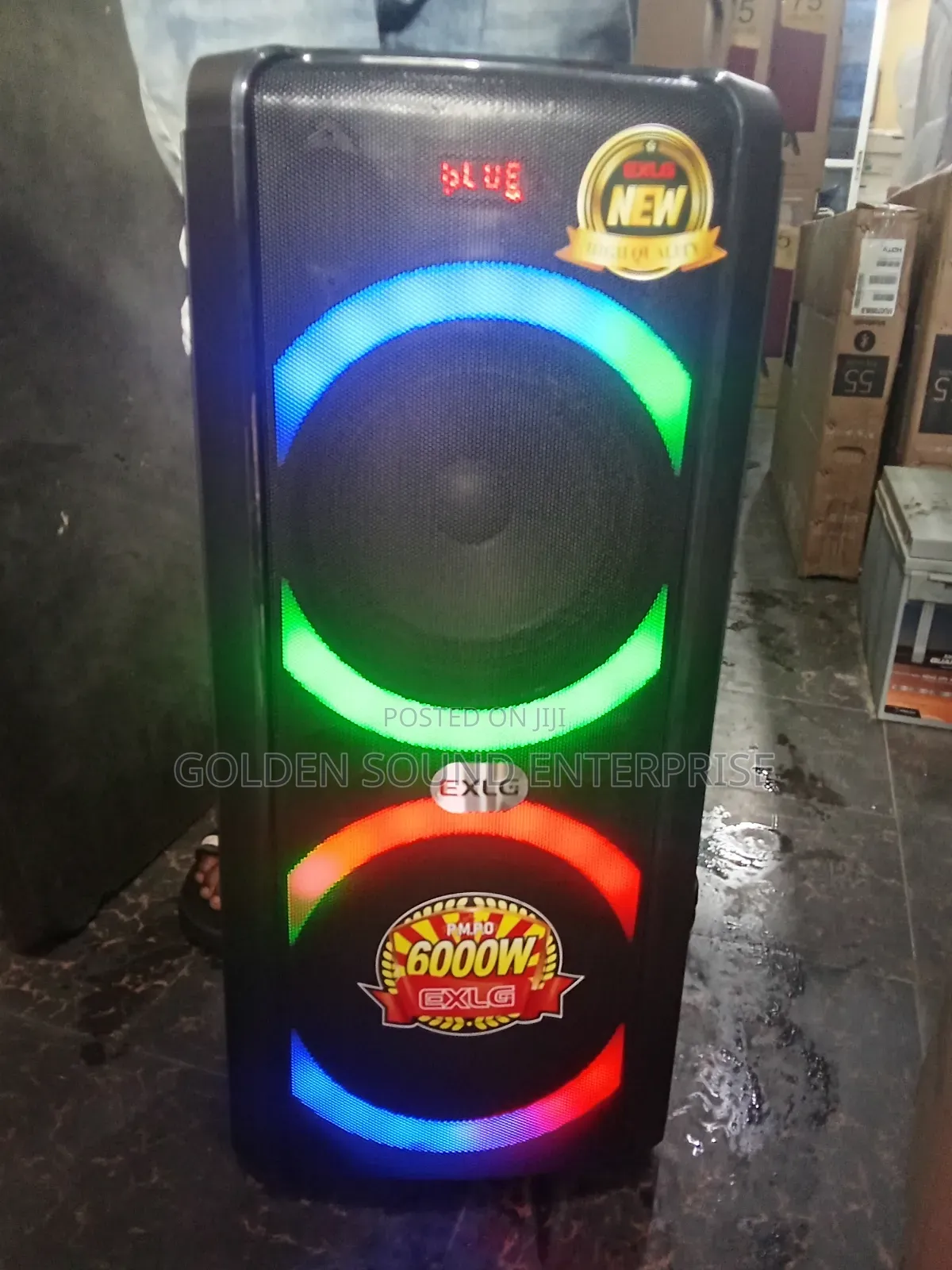 Professional Exlg Party Box Speaker With Wireless Model S8