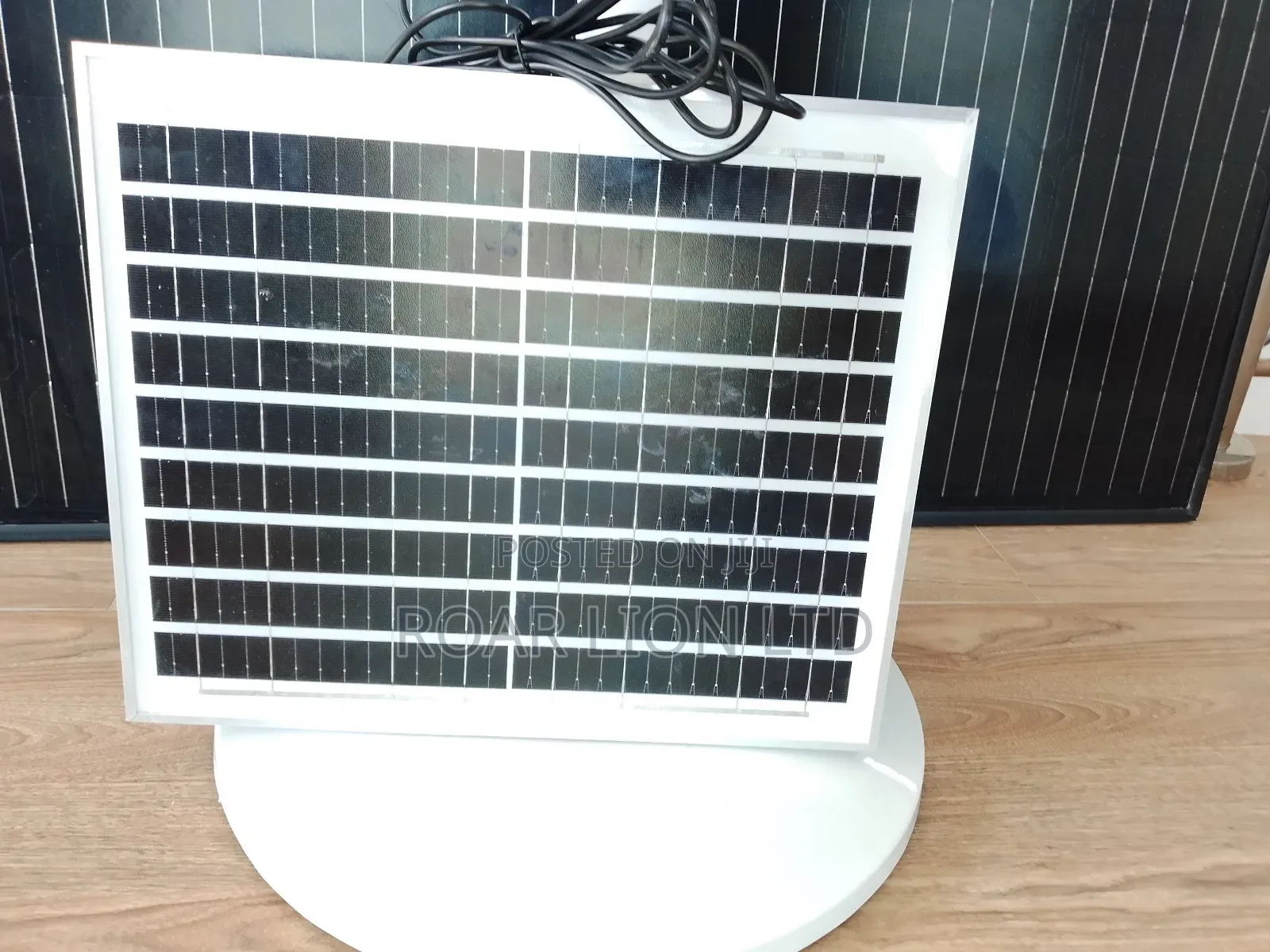 Solar Rechargeable Fan With Panel 16inches