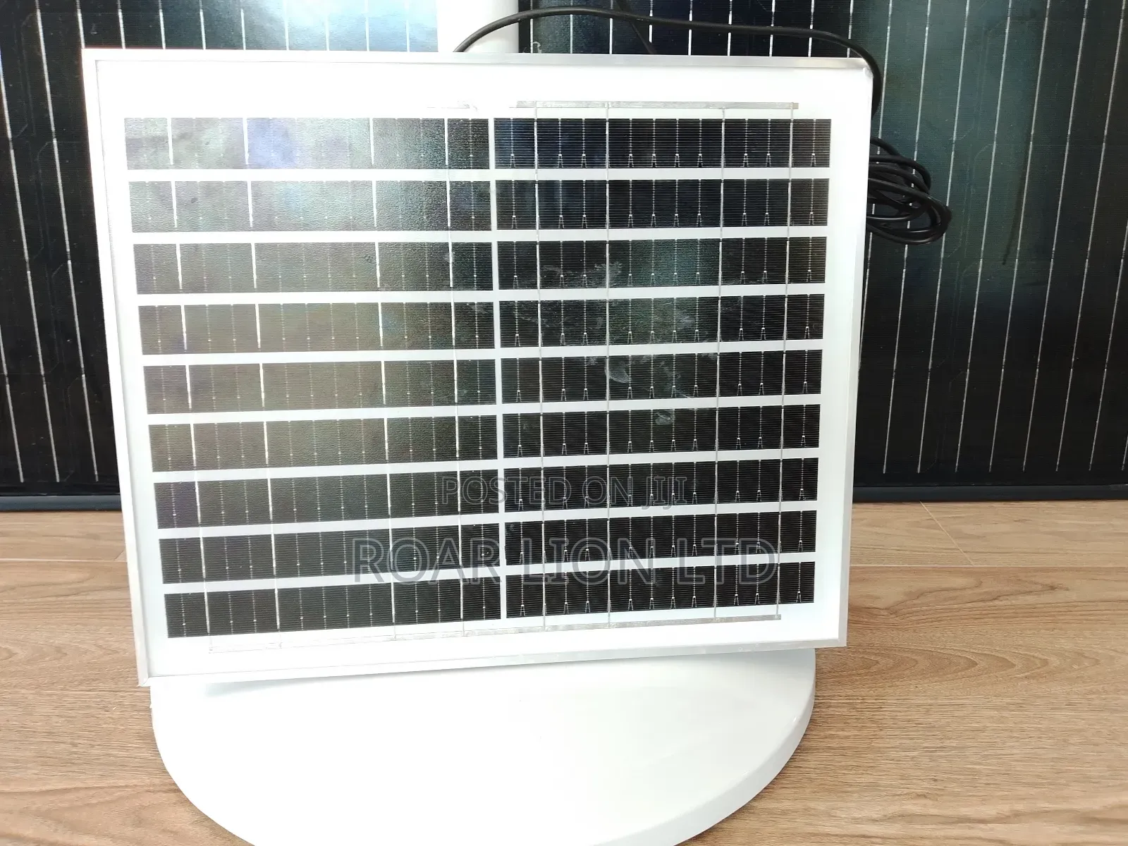 Solar Rechargeable Fan With Panel 16inches