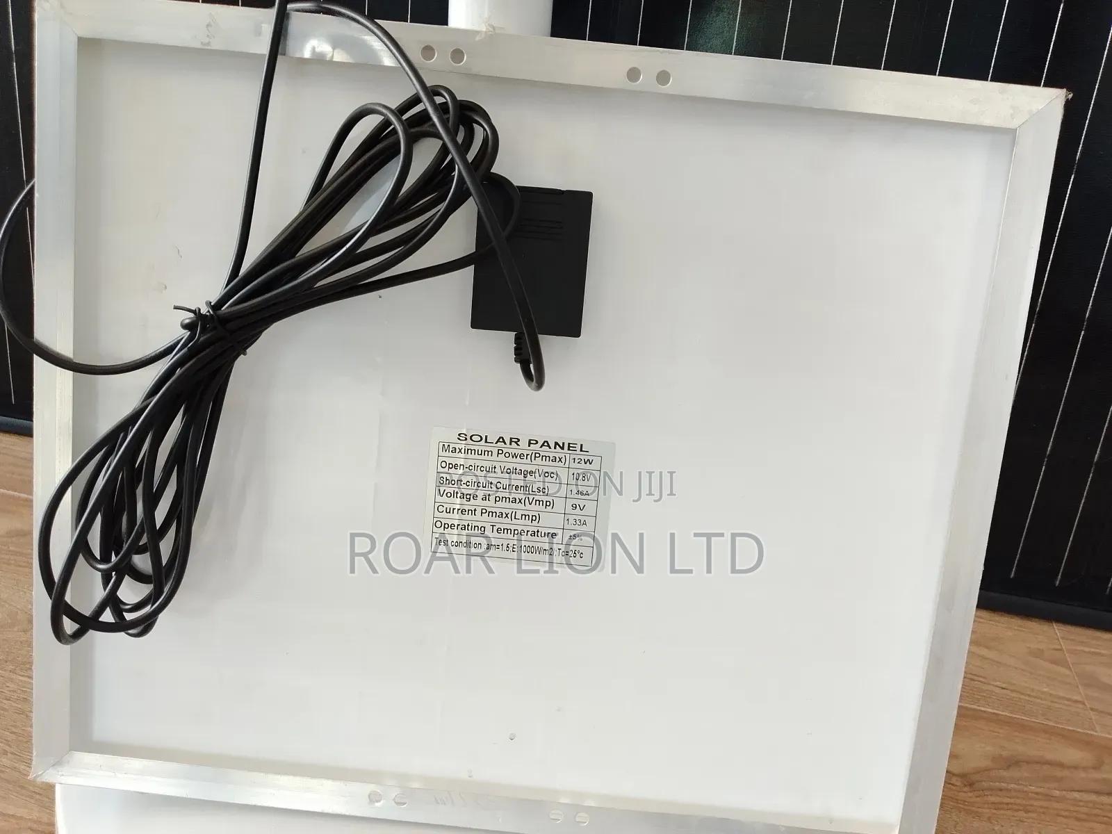 Solar Rechargeable Fan With Panel 16inches