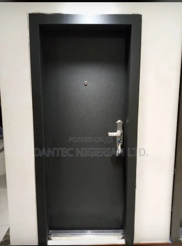 3ft Black Jiuhua Steel Door 9” Inches Frame