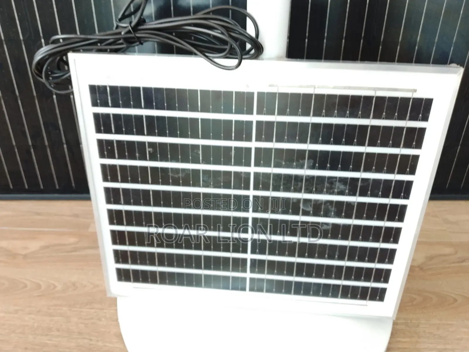 Solar Rechargeable Fan With Panel 16inches