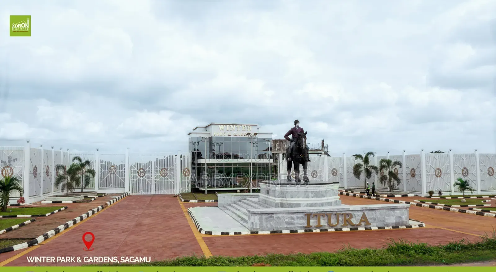 Lands for Sale in Sagamu,Opposite Gateway International Stadium