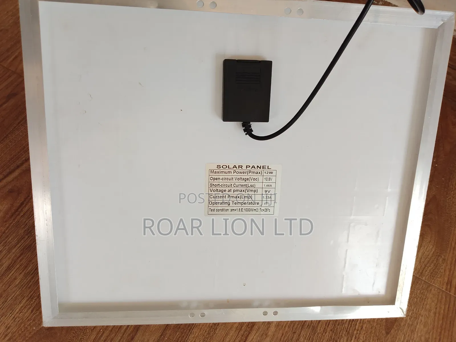 Solar Rechargeable Fan With Panel 16inches