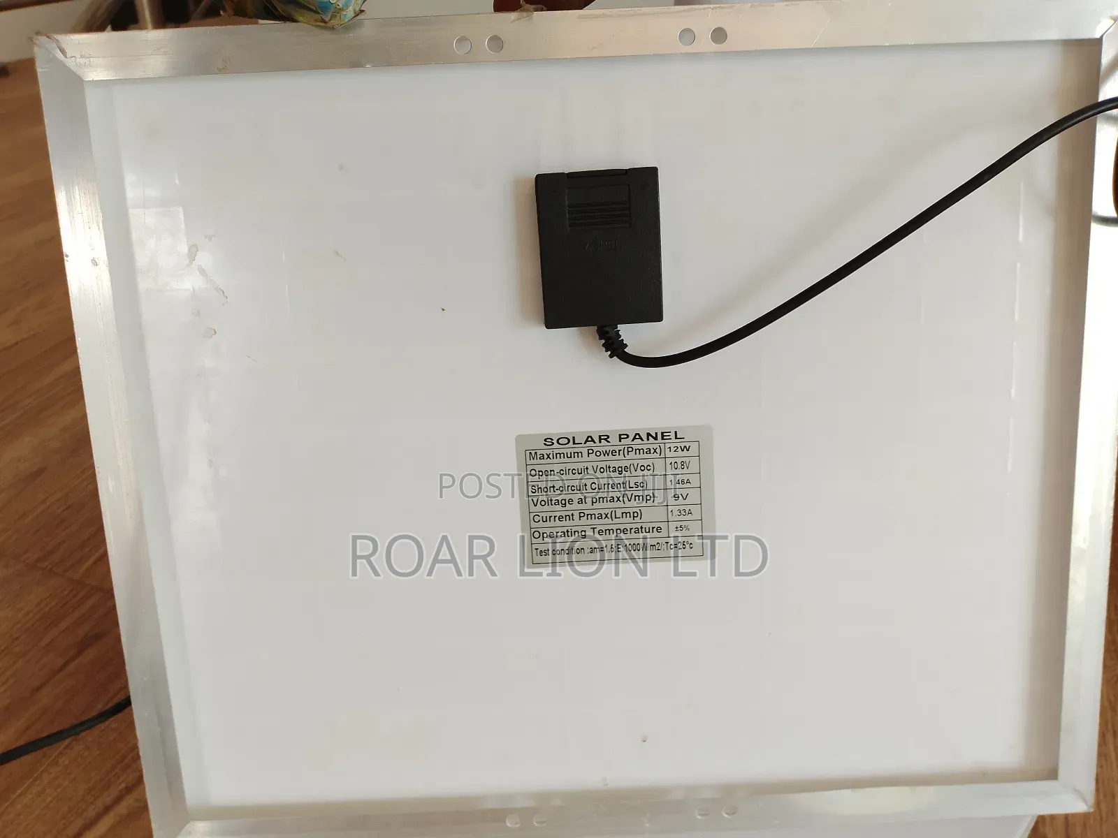 Solar Rechargeable Fan With Panel 16inches