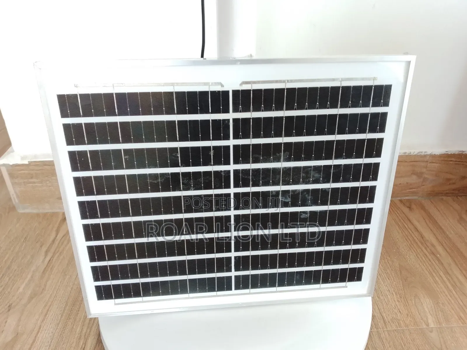 Solar Rechargeable Fan With Panel 16inches