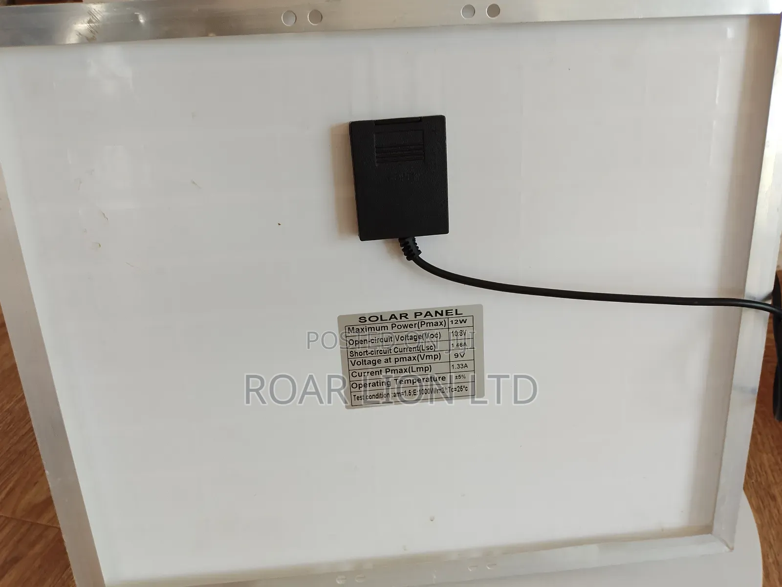 Solar Rechargeable Fan With Panel 16inches