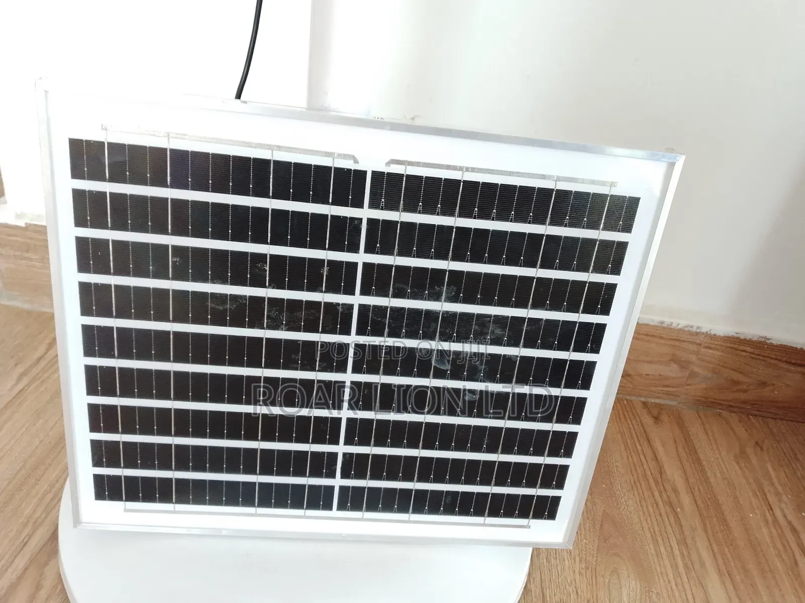 Solar Rechargeable Fan With Panel 16inches