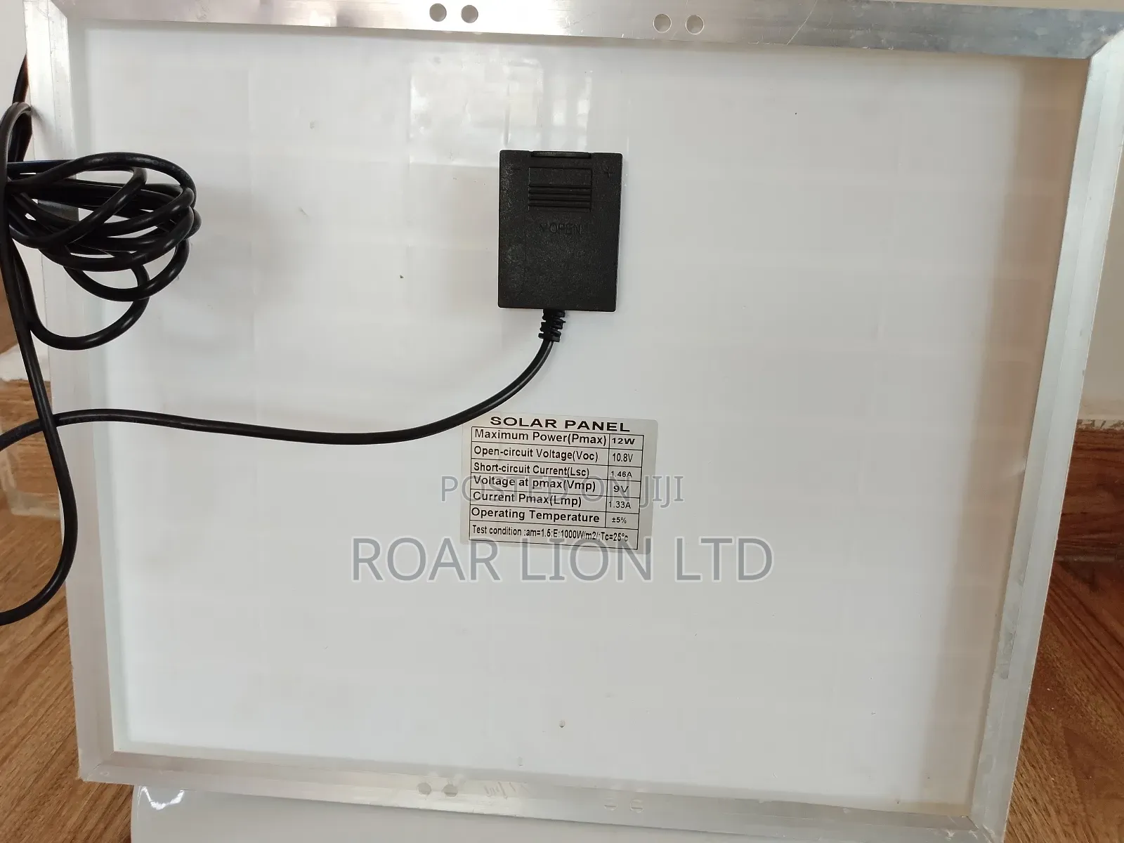 Solar Rechargeable Fan With Panel 16inches