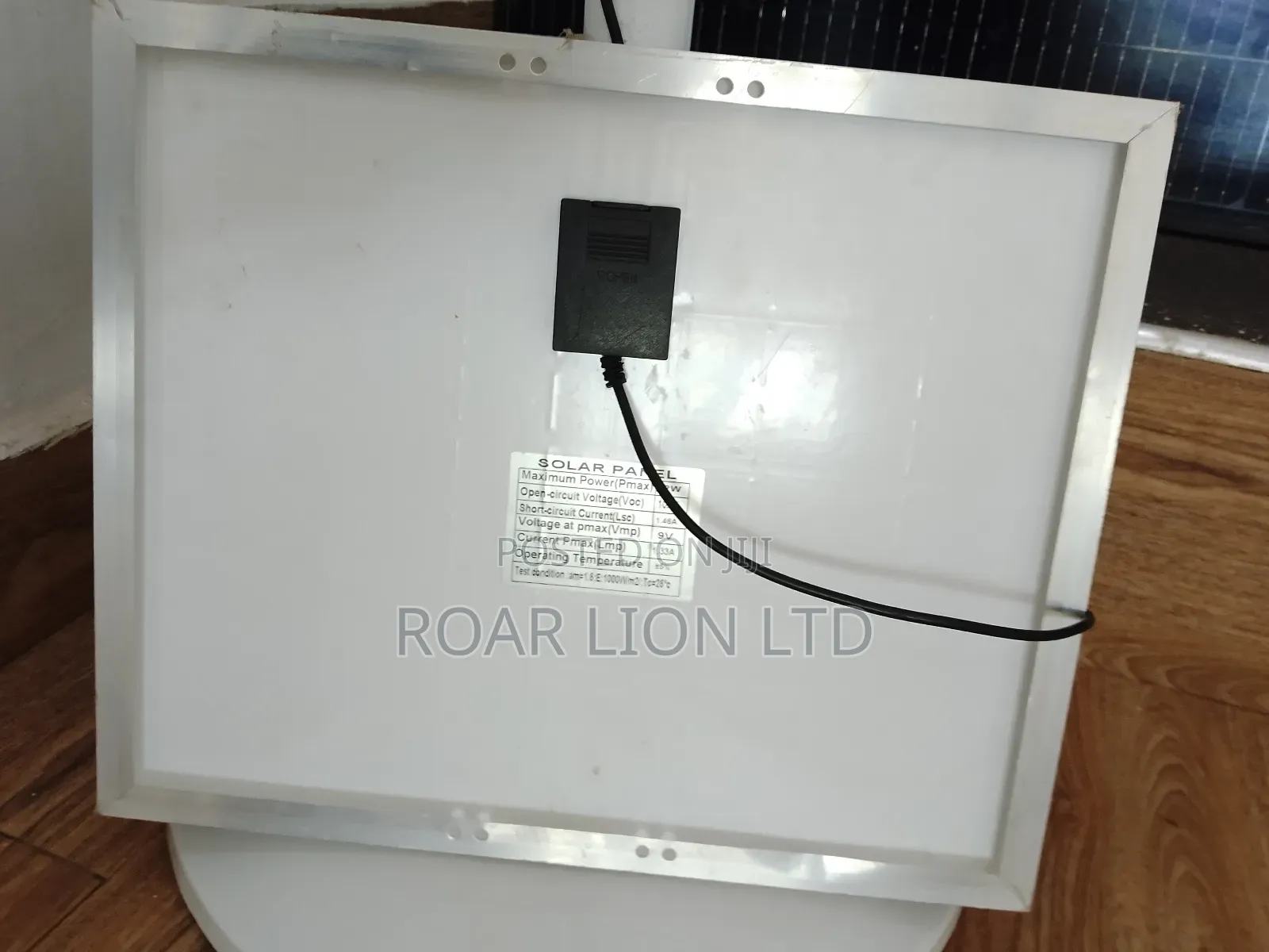Solar Rechargeable Fan With Panel 16inches