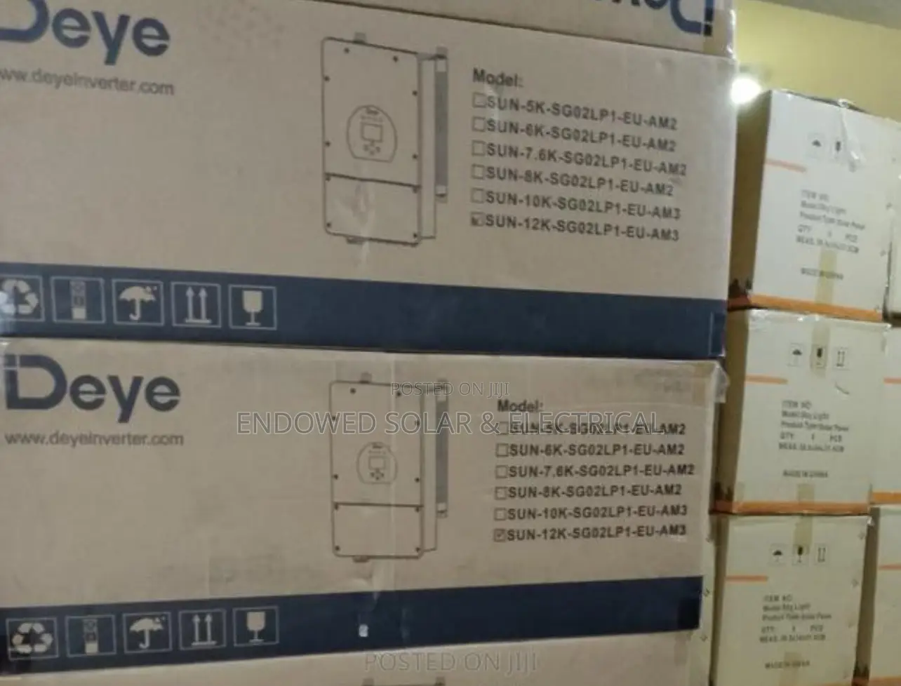 A 12kwh 3phase Hybrid Inverter System of Deye Product