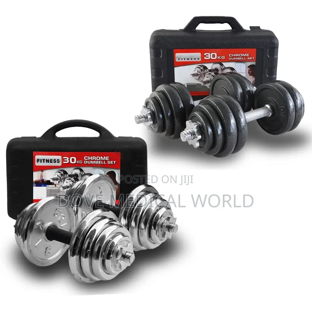 30kg Adjustable Barbell Dumbbell Set