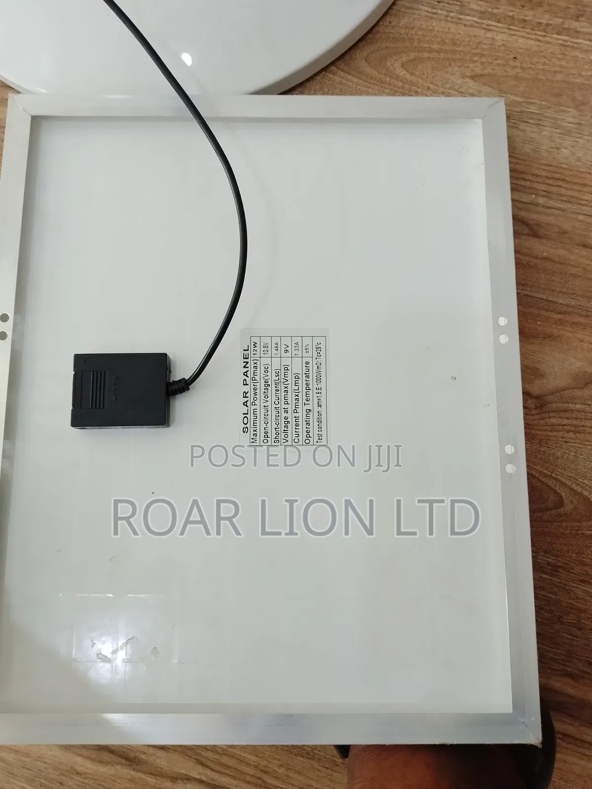 16inches Solar Rechargeable Fan With Panel