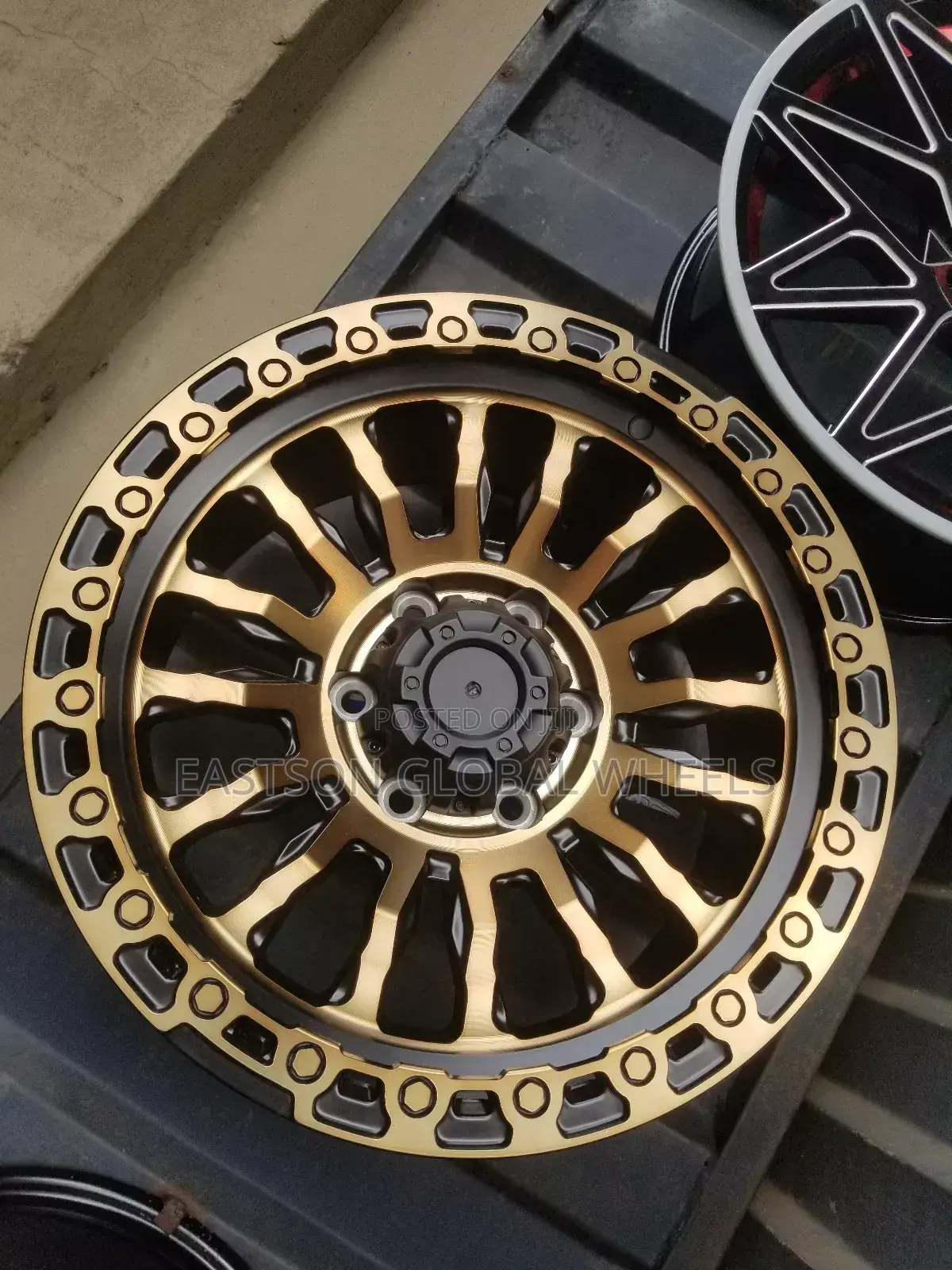 17" Inch Offroad Rim Gold And Black  For Toyota Tacoma 2022