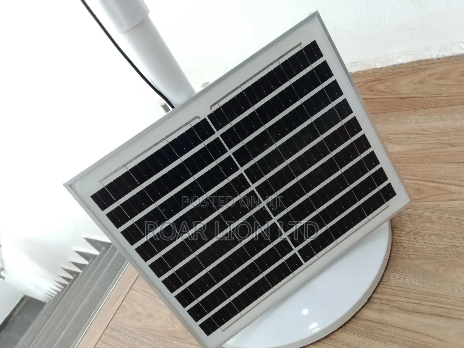 Solar Rechargeable Fan With Panel 16inches