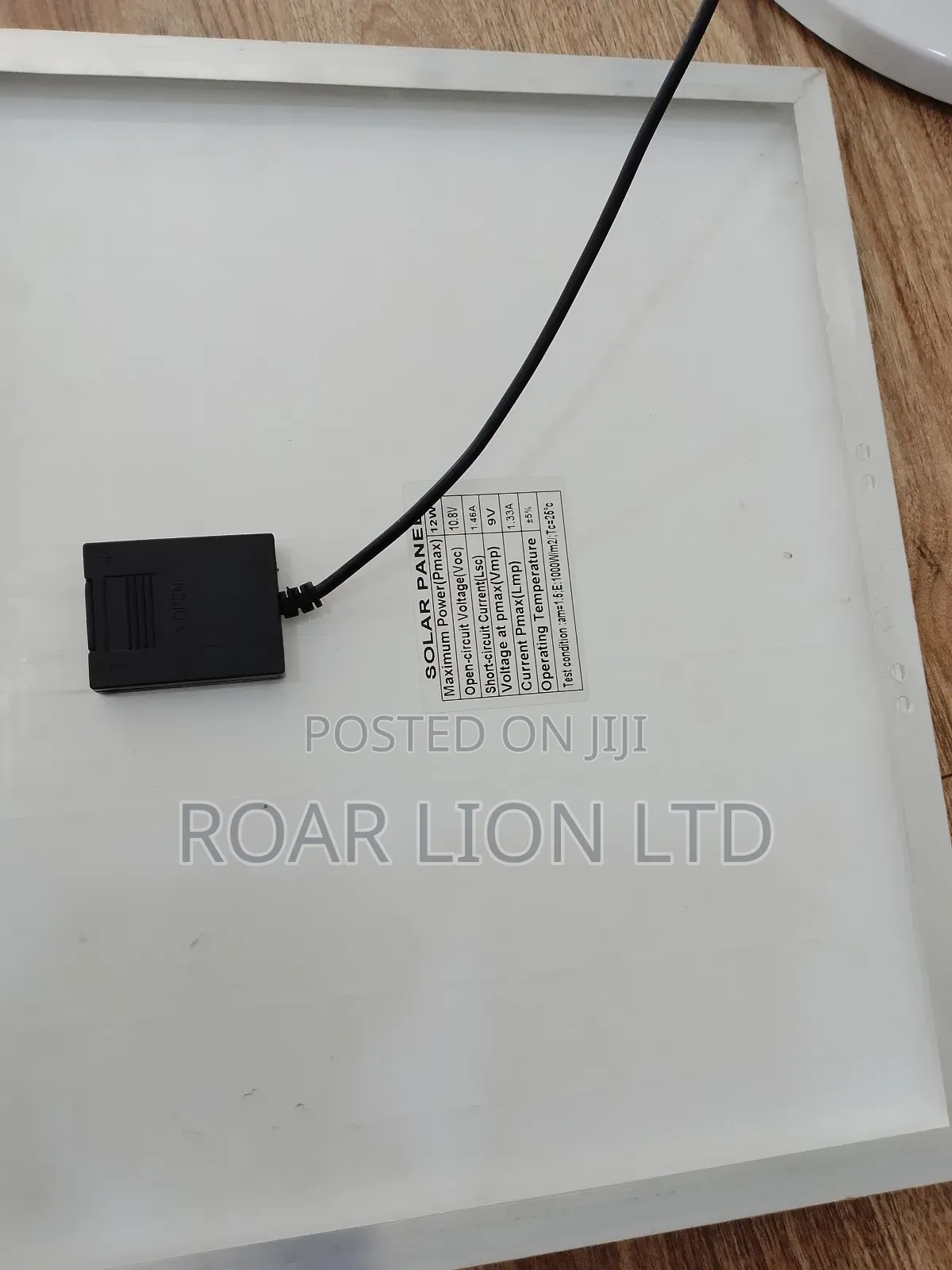 16inch Solar Rechargeable Fan With Panel