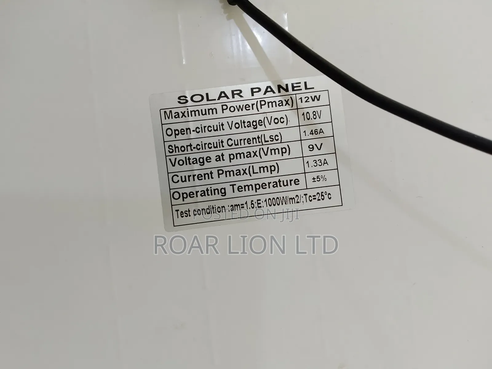 16inch Solar Rechargeable Fan With Panel