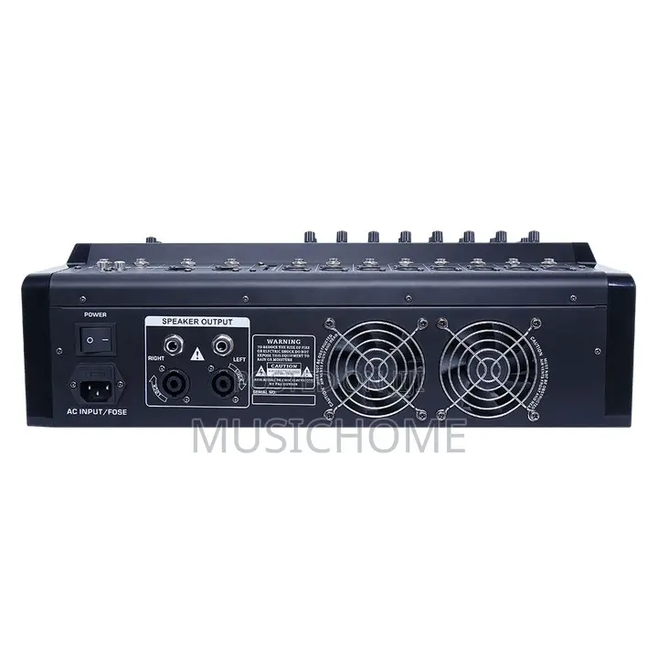 8 Channels Powered Mixer With Equalizer