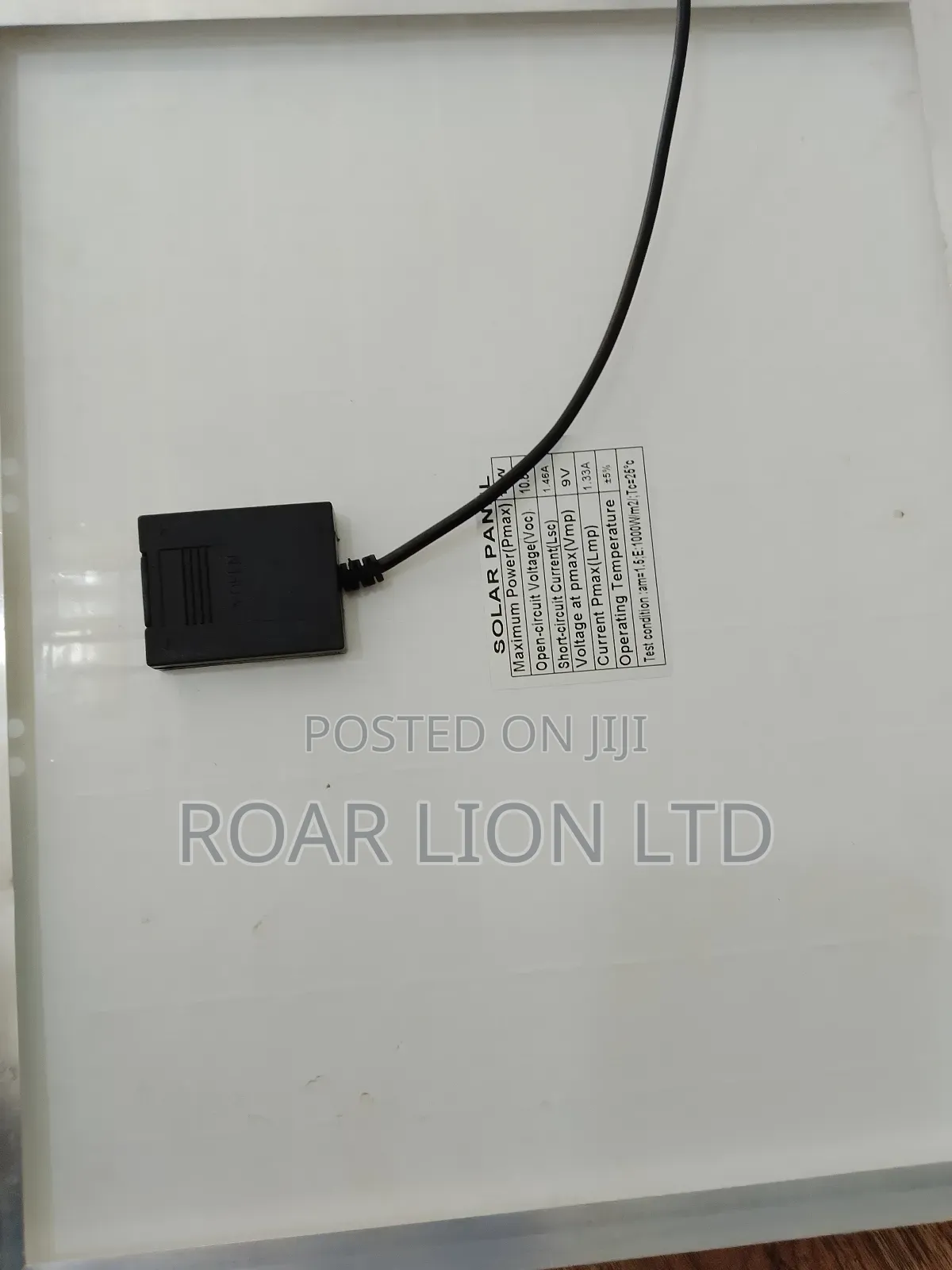16inch Solar Rechargeable Fan With Panel