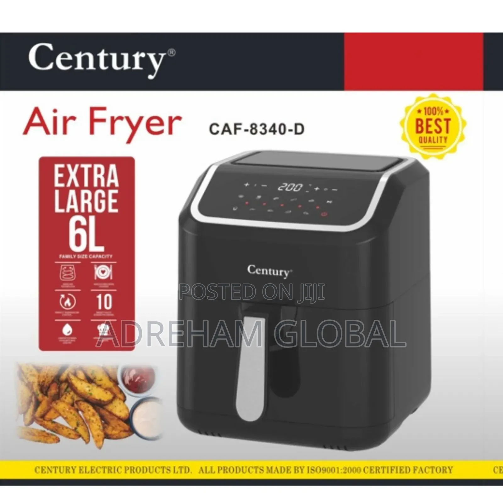 Century 6l Digital Air Fryer