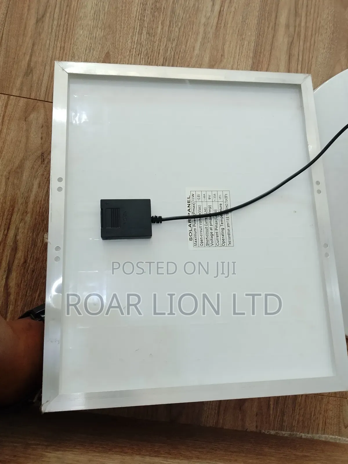 16inches Solar Rechargeable Fan With Panel
