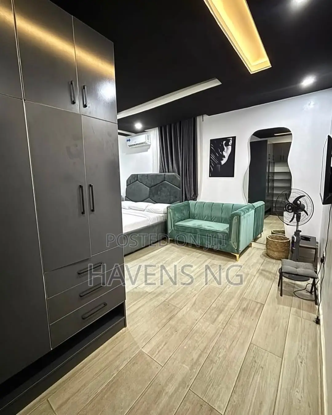 Cozy Two Bedroom Apartment for Shortlet in Wuye.
