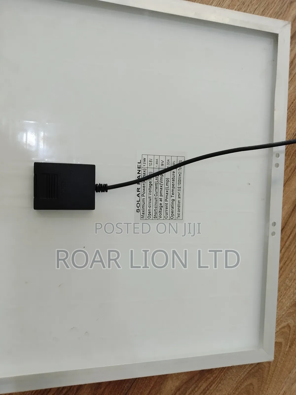 Solar Rechargeable Fan With Panel 16inches