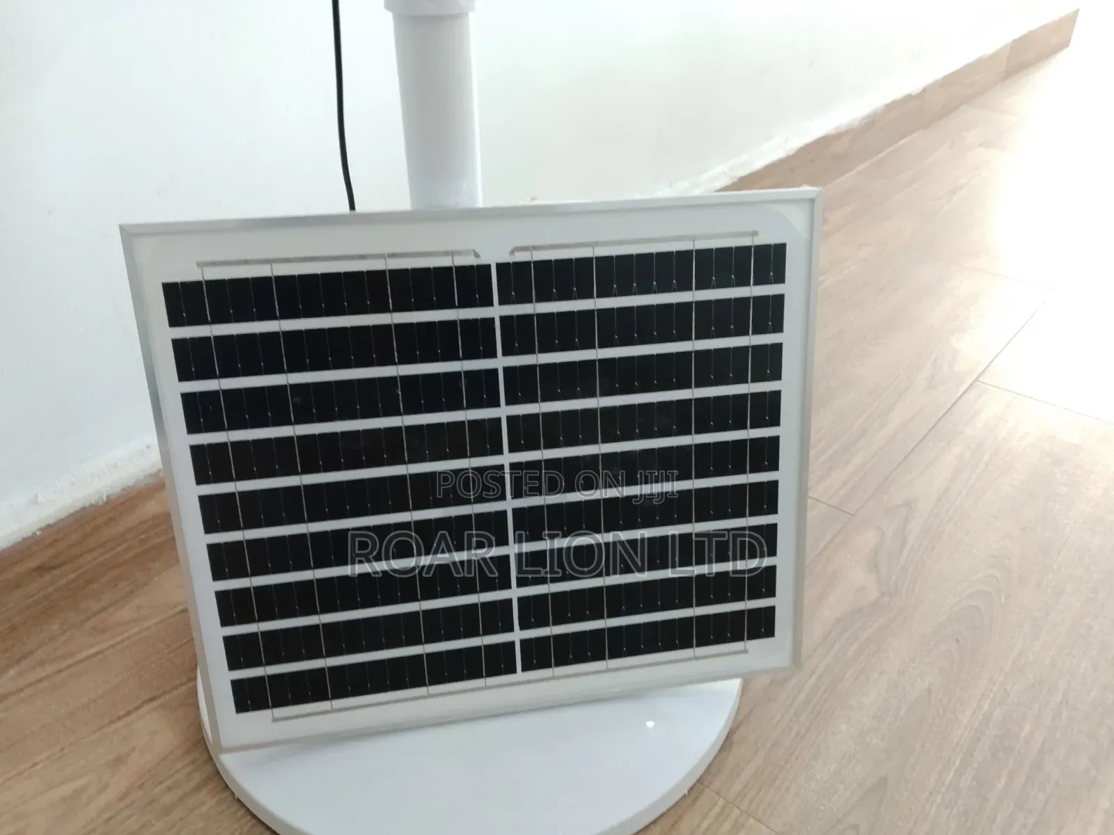 Solar Rechargeable Fan With Panel 16inches