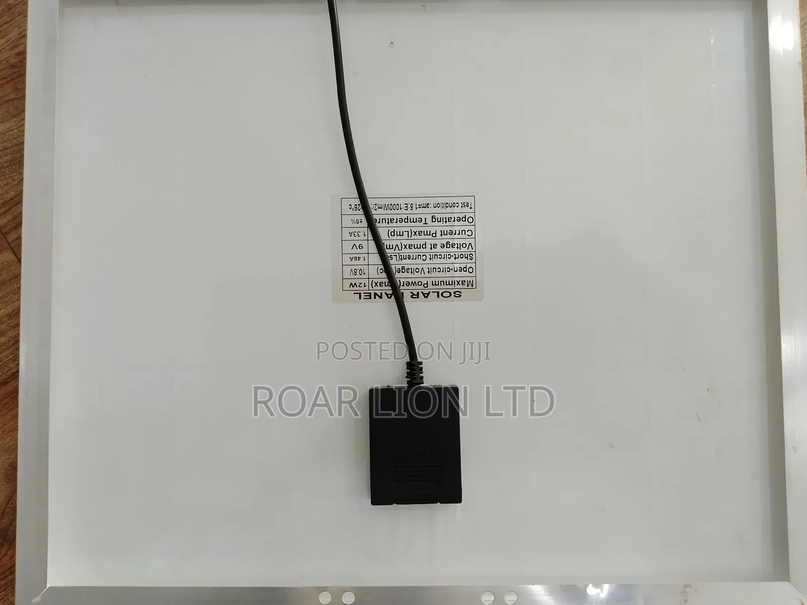 Solar Rechargeable Fan With Panel 16inches