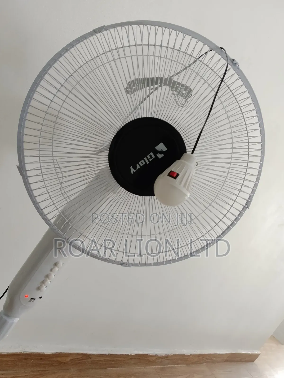 Solar Rechargeable Fan With Panel 16inches