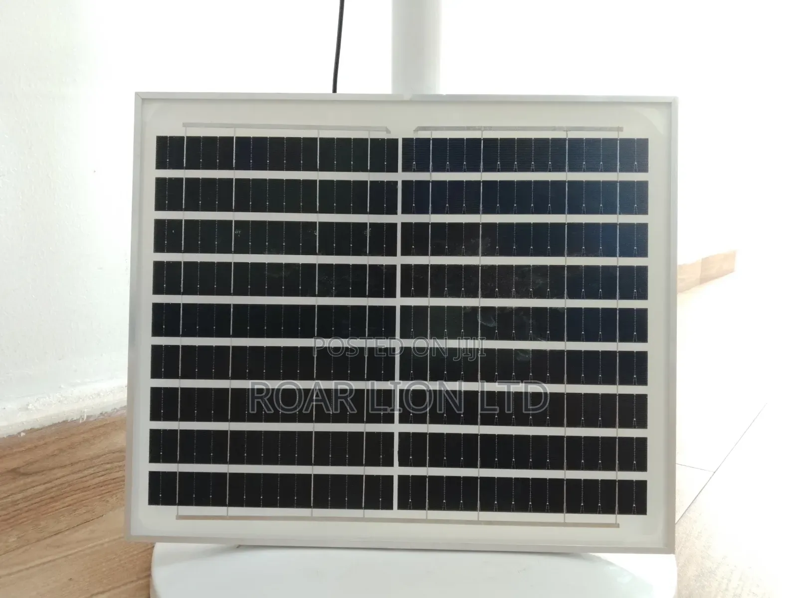 Solar Rechargeable Fan With Panel 16inches